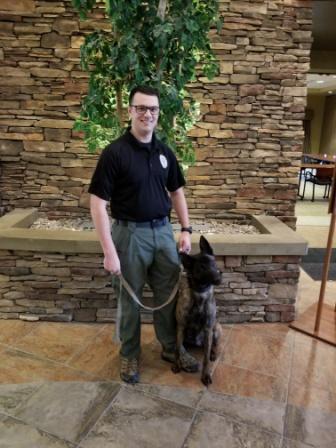 K9 Unit Visits Camas Center