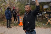 Nathan Piengkham in Standing Rock